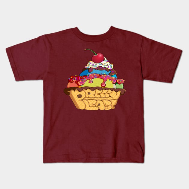 Pretty Pleasse Kids T-Shirt by JGTsunami